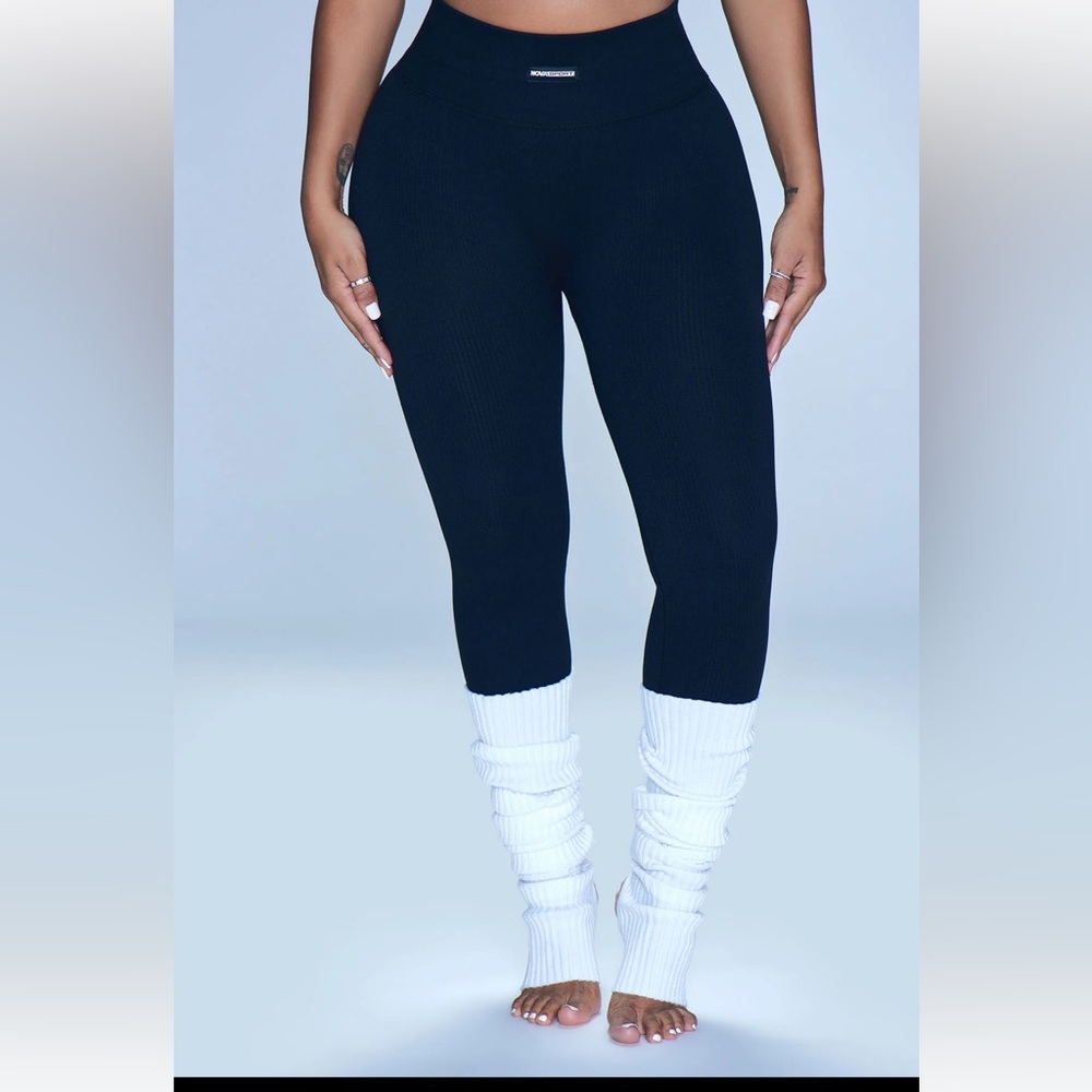 Fighter Ribbed Active Legging In Infinity Seamless - Black - Picture 3 of 11